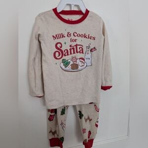 Milk & Cookies for Santa Kids Pajamas